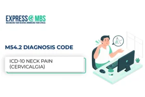 A person work on the computer ill with the neck pain for this pain use this M54.2 Diagnosis Code.
