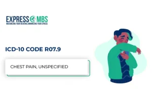 A person below the hand point out the chest pain for this treatmetn use this code ICD-10 Code R07.9.