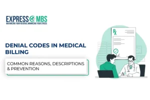 A professional and team member discuss about the Denial Codes in Medical billing about the solution.