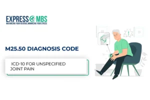 A men sit at chair show of the leg joint pain for this treatment use this M25.50 Diagnosis code.