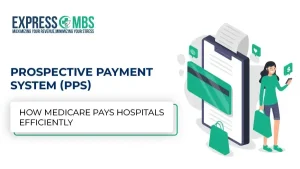 A professional women work on the Prospective Payment System (PPS). For Practices Sccuess in healthcare system.