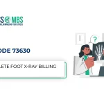 CPT Code 73630 complete foot X-ray with minimum 3 views for accurate diagnosis.