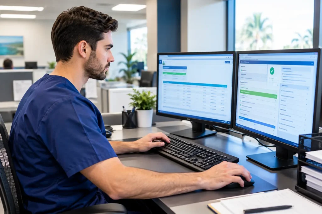 insurance verification steps Florida medical billing process documentation